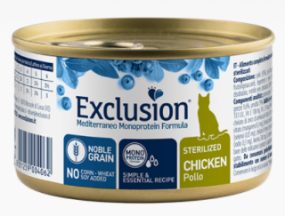Exclusion Tavuk Etli 85 gr Kedi Maması kullananlar yorumlar